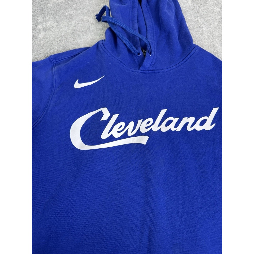 Nike Cleveland Cavaliers NBA Pullover Hoodie Men's Size Large Blue - Picture 6 of 14